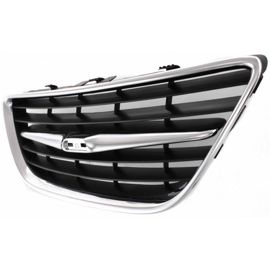 SAAB SAAB 9-3 (SEDAN)(CONVT ) GRILLE CENTER CHROME/BLACK OEM#12797998 2003-2007 PL#SB1200102