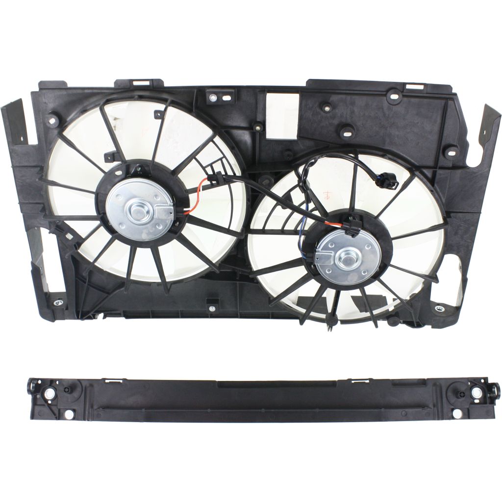 TOYOTA RAV4 RADIATOR & A/C FAN ASSEMBLY (3.5L WO/TOW PKG)(DUAL FAN)(JAPAN)(SINGLE MODULE TYPE) OEM#1671131261-PFM 2012 PL#TO3115186