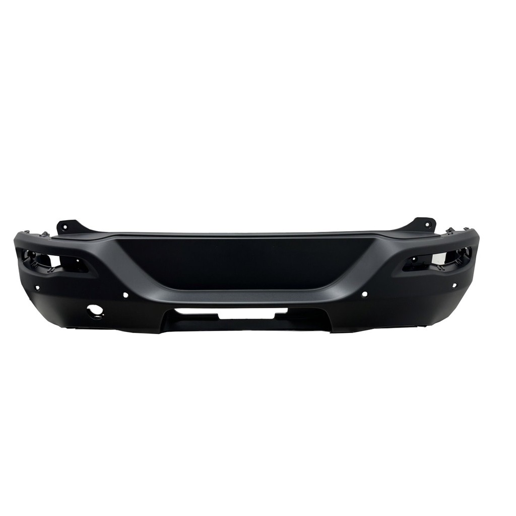 JEEP CHEROKEE REAR BUMPER COVER TXT-BLACK (W/4 SENSOR)(W/TRAILER HITCH)(EXC TRAILHAWK) OEM#68232312AD 2014-2018 PL#CH1100A02