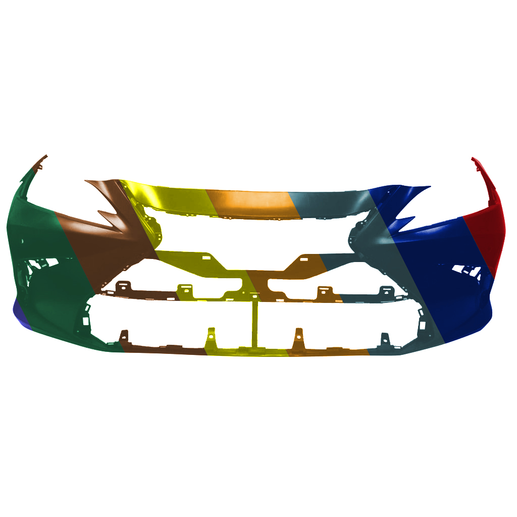LEXUS ES 250/350 FRONT BUMPER COVER PRIMED (W/SENSOR)(WO/F SPORT)(WO/TOW CVR) OEM#521190X948 2019-2024 PL#LX1000357