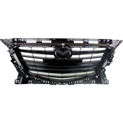 MAZDA MAZDA3 GRILLE GLOSS BLACK (WO/ADAPTIVE CRUISE) OEM#BJE150712B 2014-2016 PL#MA1200196