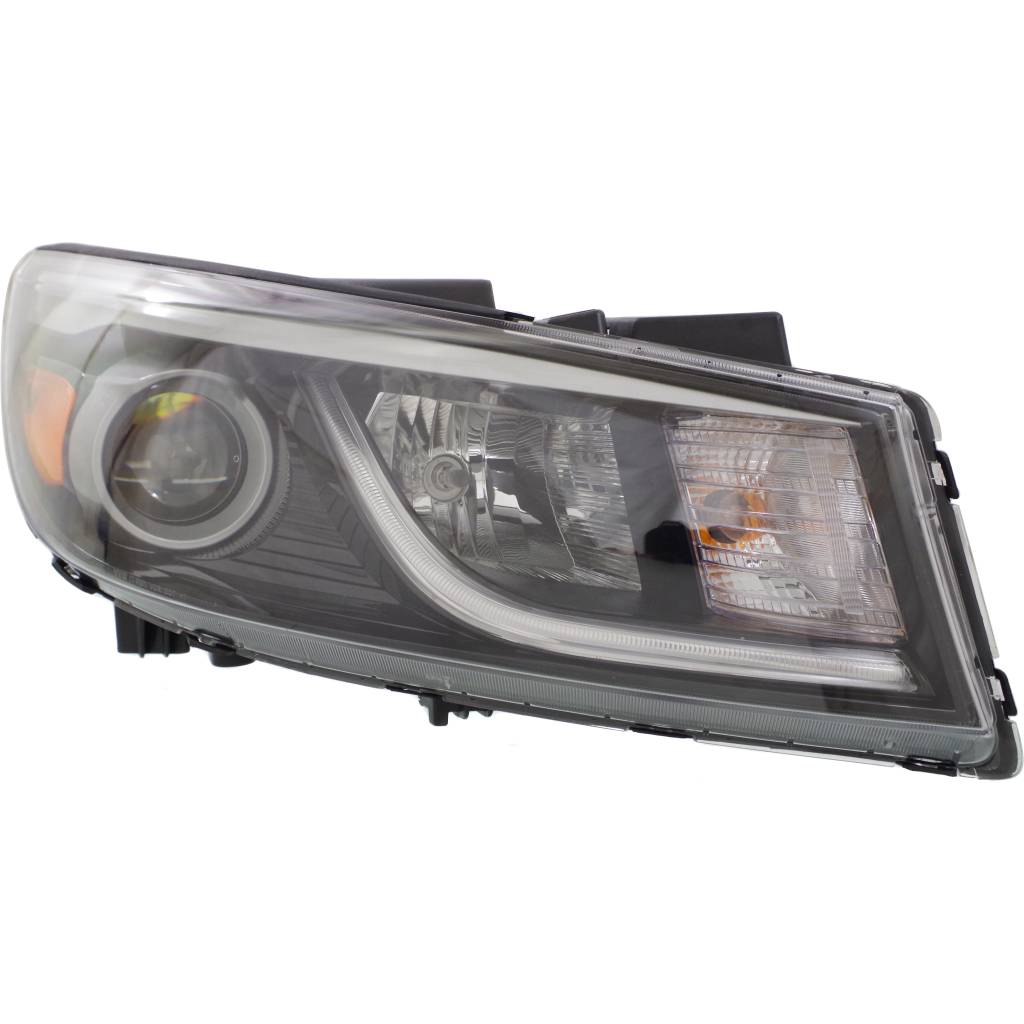 KIA SEDONA MINIVAN HEAD LAMP ASSY RIGHT (Passenger Side) (HALOGEN)(W/STRING LED)(EX) OEM#92102A9120 2015-2018 PL#KI2503183
