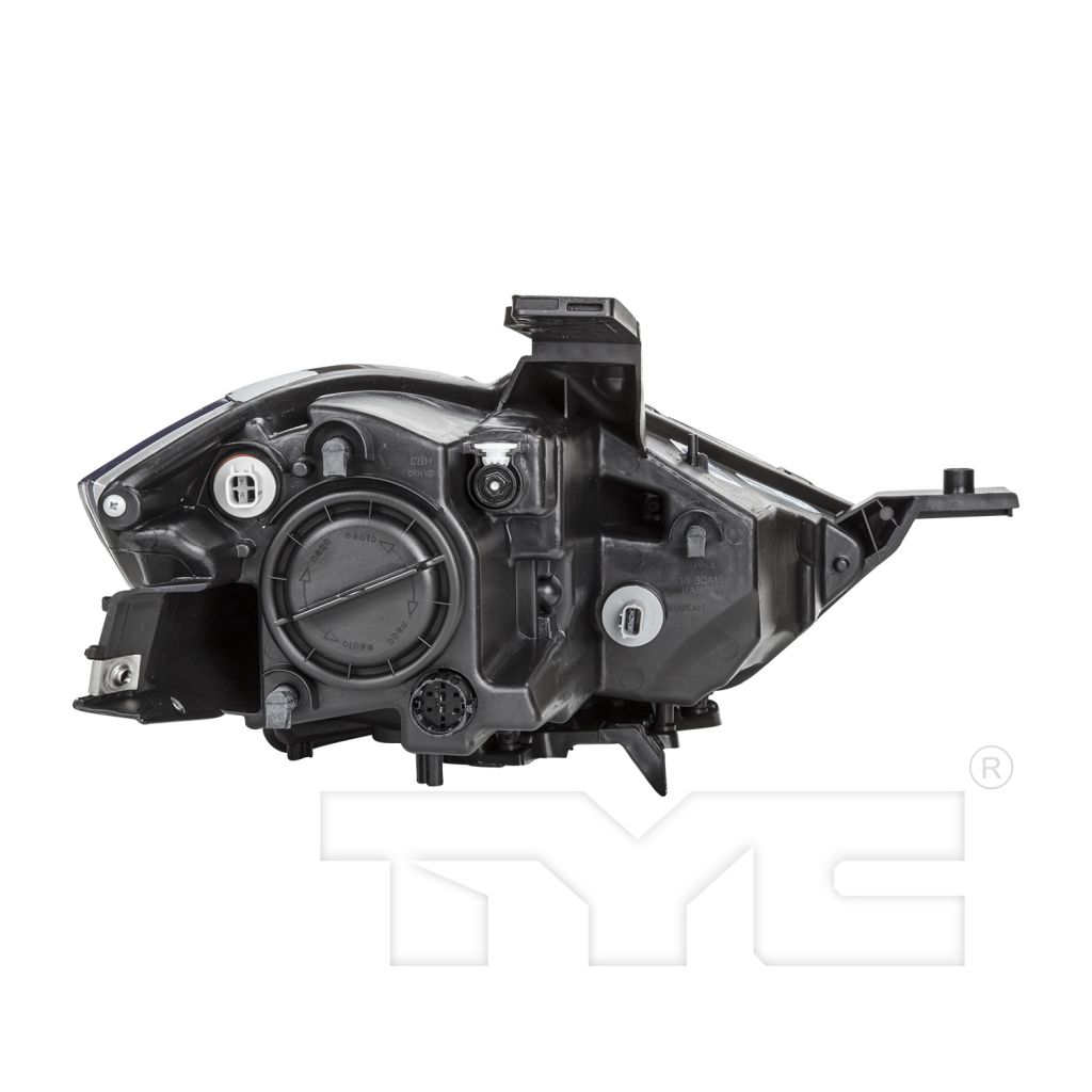 DODGE DART HEAD LAMP ASSY LEFT (Driver Side) (HALOGEN)(CHROME BEZEL) OEM#68081389AL 2013-2015 PL#CH2518143