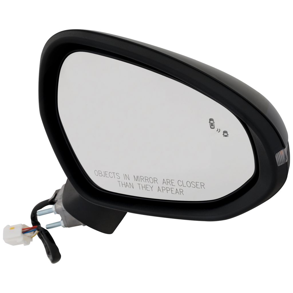 KIA K5 DOOR MIRROR RIGHT (Passenger Side) PWR/HTD/SIGNAL (W/BSD)(GT-LINE)(TEXTURE BASE) OEM#87620L3080 2021-2024 PL#KI1321246