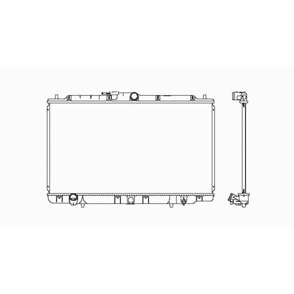 ACURA TL (3.2TL) RADIATOR 3.2/V6 (BASE MDL) OEM#19010PJEA51 2002-2003 PL#AC3010116