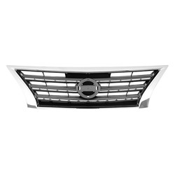 NISSAN SENTRA GRILLE CHROME/BLACK (SR) **CAPA** OEM#623103RM0A 2013-2015 PL#NI1200253C