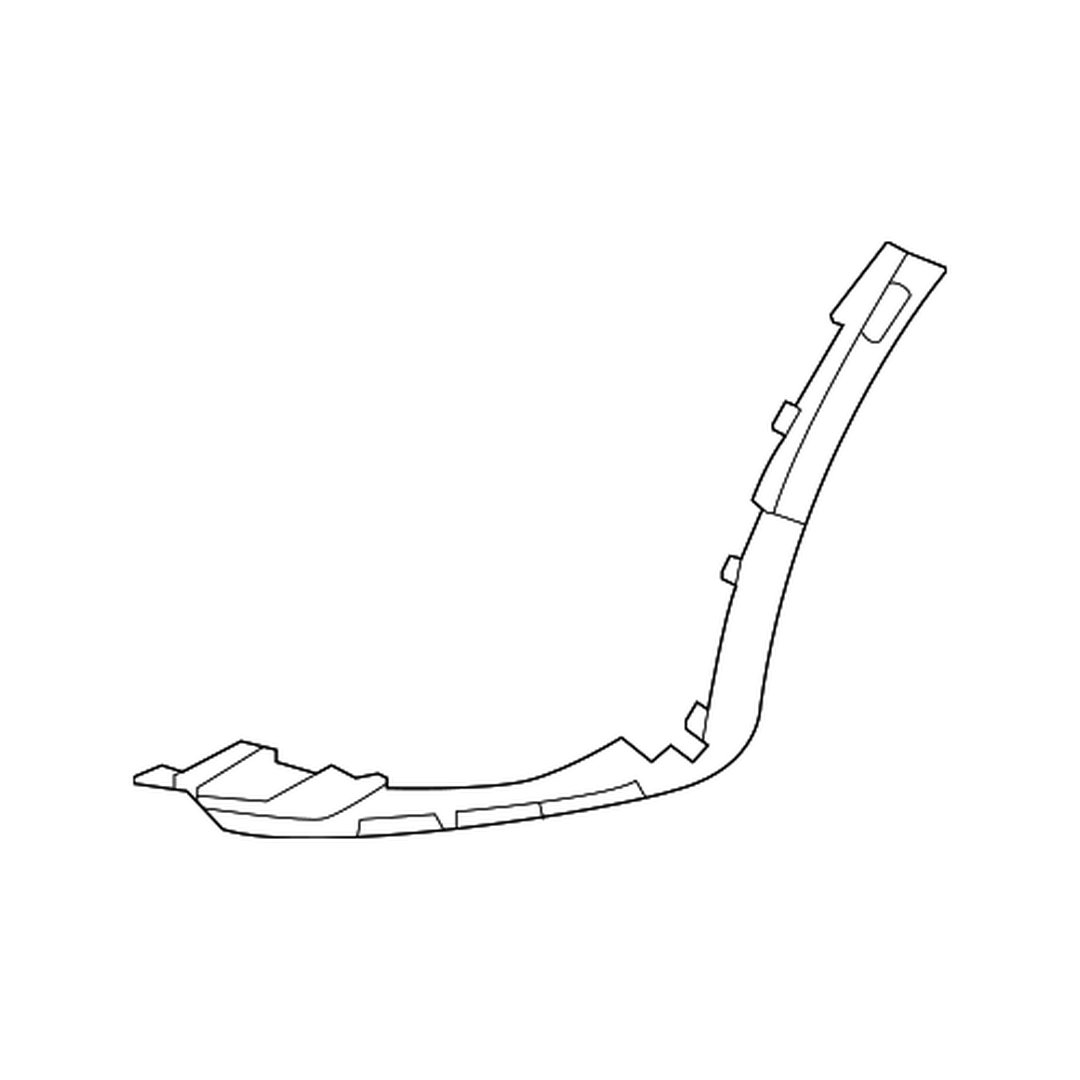 KIA SORENTO FRONT BUMPER GRILLE OUTER LEFT (Driver Side) (Driver Side) (EXC X-LINE/X-PRO) OEM#86593R5JA0 2024-2025 PL#KI1038190