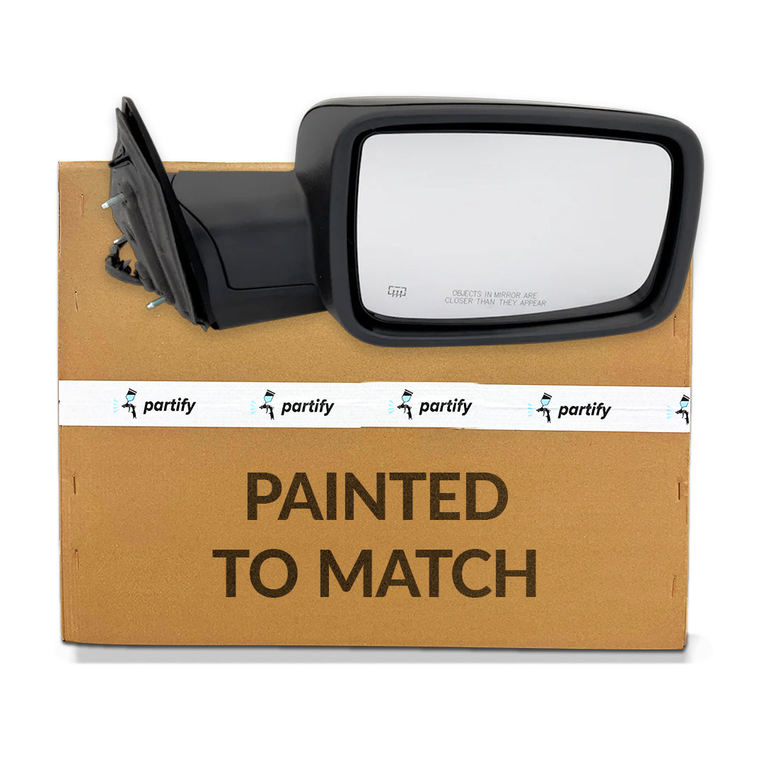 DODGE TRUCKS & VANS DODGE/PU (R2500/3500) DOOR MIRROR RIGHT (Passenger Side) PWR/HTD/SIGNAL/PUDDL/MEMORY (WO/TOW)(WO/DIMMING)(BLACK) OEM#5RR54TZZAK 2014-2018 PL#CH1321485