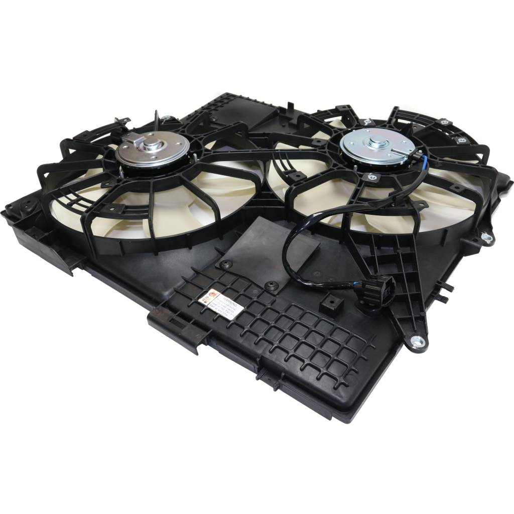 CADILLAC STS/STS-V RADIATOR & A/C FAN ASSY (3.6/4.6L W/O Extra Duty)(DUAL FAN) OEM#19210937-PFM 2005-2008 PL#GM3120105