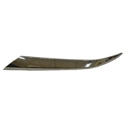 HYUNDAI SANTA FE FRONT BUMPER UPPER GARNISH LEFT (Driver Side) DARK SATIN-CHROME OEM#86375S2020 2019-2020 PL#HY1046115