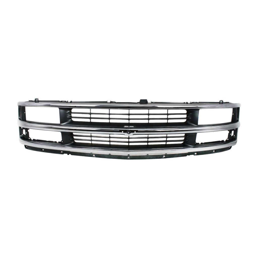 GM TRUCKS & VANS CHEVY/GMC/VAN(Express/Savana) GRILLE CHR(CHEVY)COMPOSITE HEAD/LAMP OEM#15037242 1996-2002 PL#GM1200382
