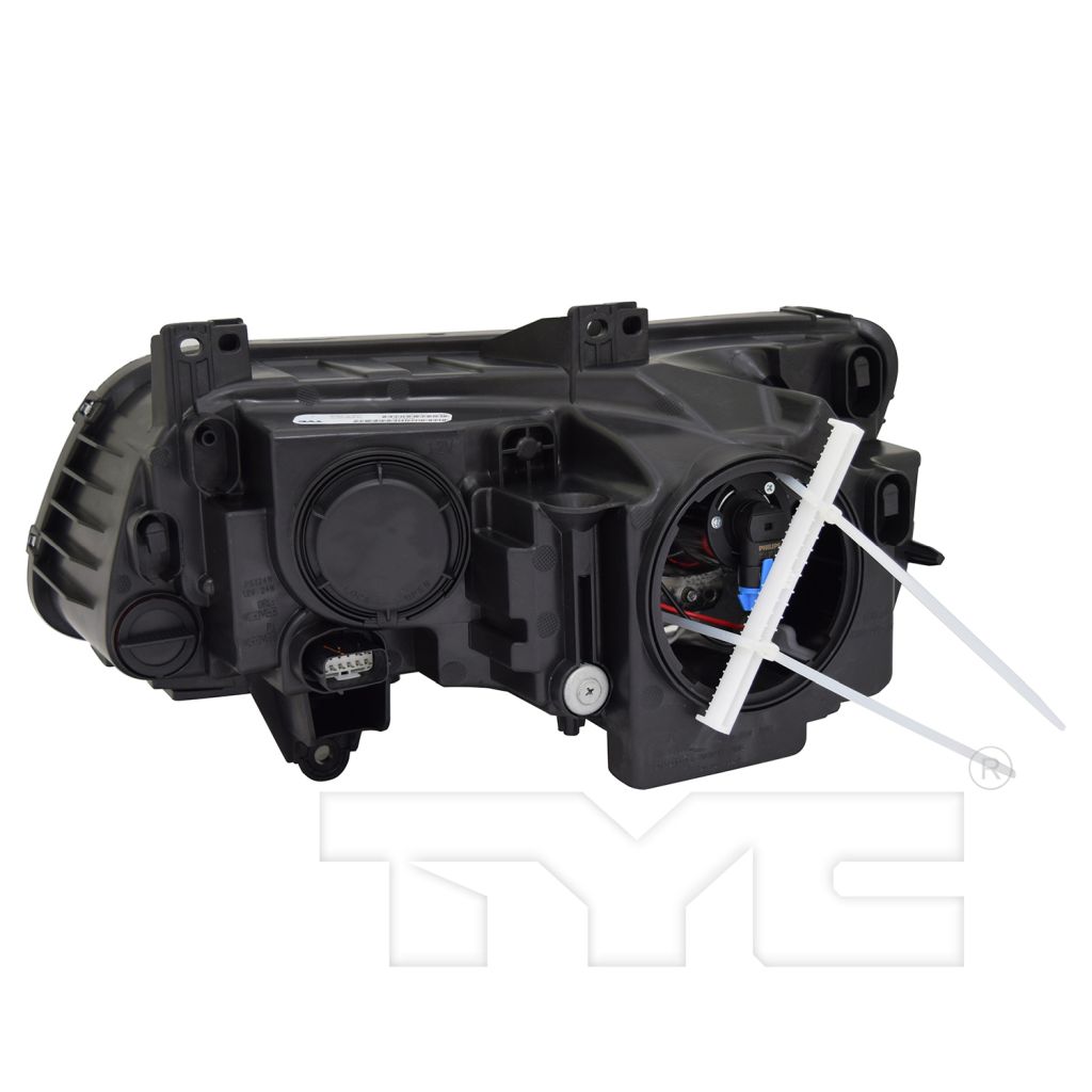 CHRYSLER 300 HEAD LAMP ASSEMBLY RIGHT (Passenger Side) (HALOGEN)(BLK BEZEL)**CAPA** OEM#68085416AF 2012-2014 PL#CH2503235C