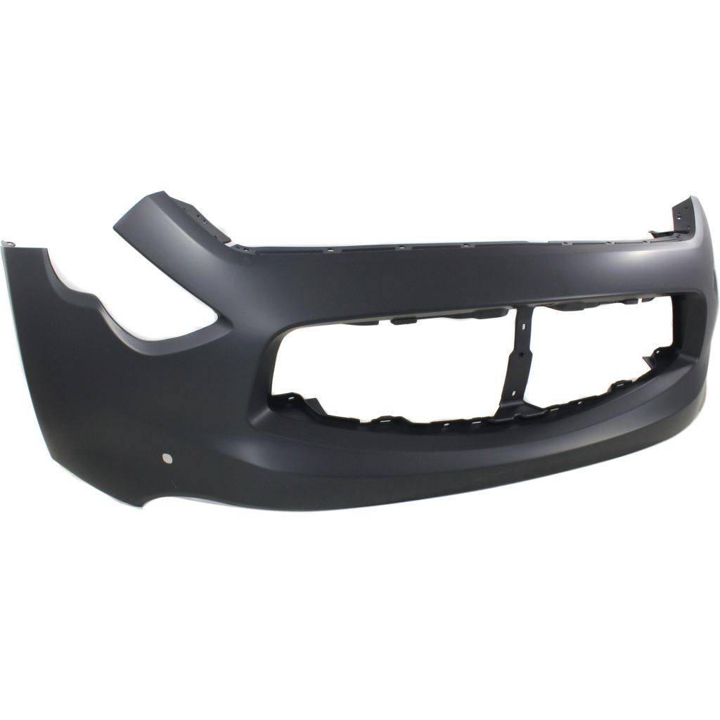 INFINITI FX35/FX37/FX50 FRONT BUMPER COVER PRIMED UPPER (W/ PARK SENSOR) **CAPA** OEM#FBM221CG0H 2009-2011 PL#IN1000243C