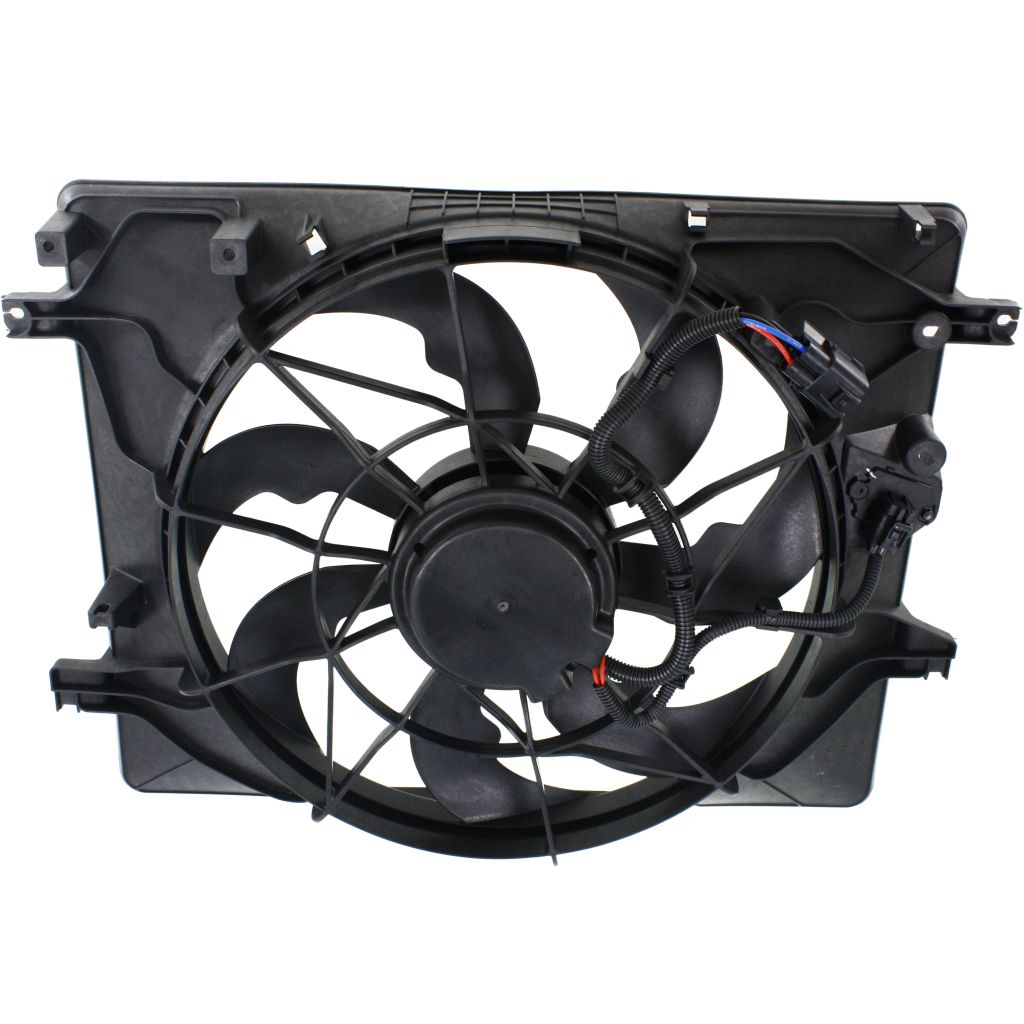 HYUNDAI GENESIS COUPE RADIATOR & A/C FAN ASSEMBLY (3.8L) OEM#253802M280 2013-2016 PL#HY3115148