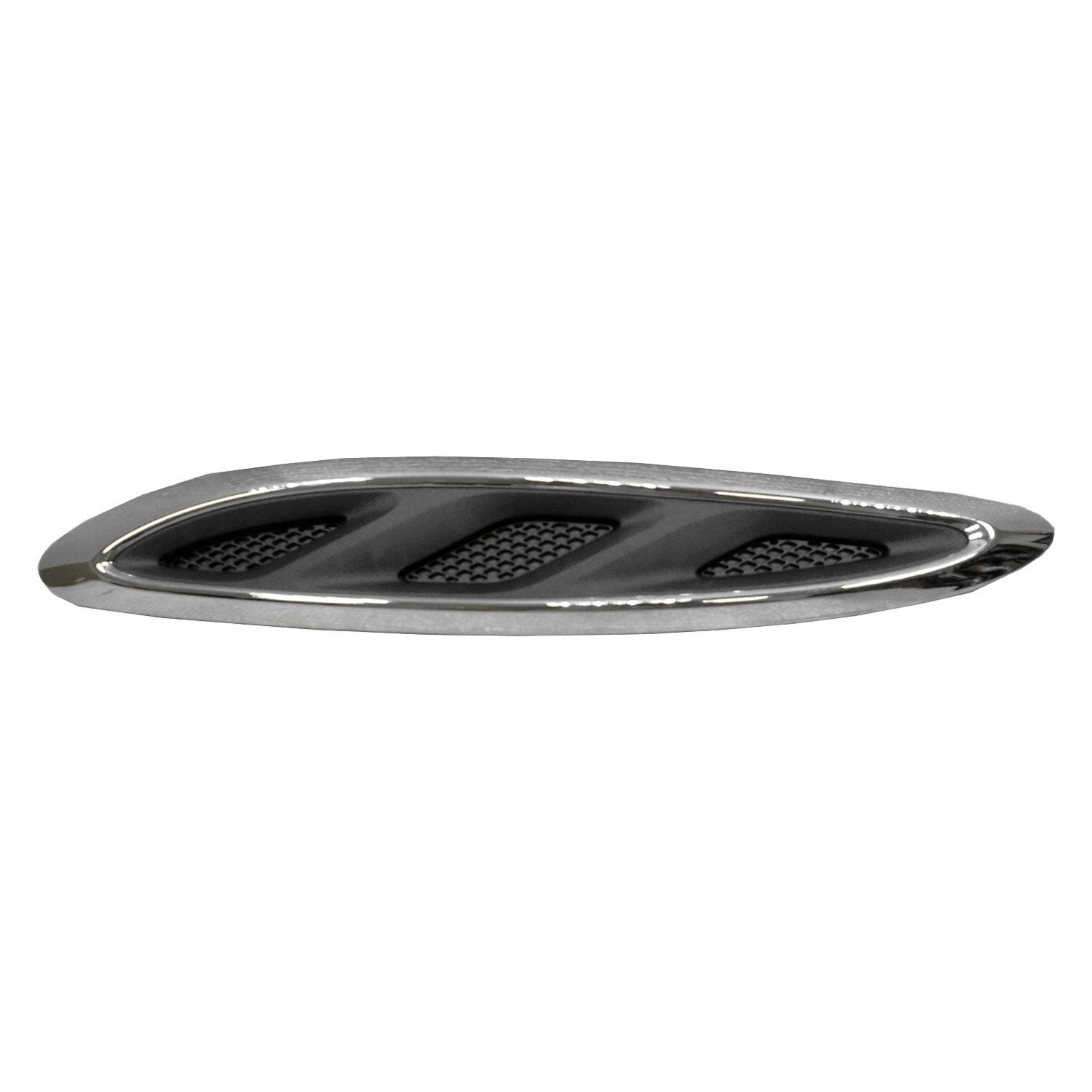 BUICK ENCLAVE HOOD MLDG SIDE RIGHT (Passenger Side) CHROME/BLACK OEM#23142430 2013-2017 PL#GM1239109