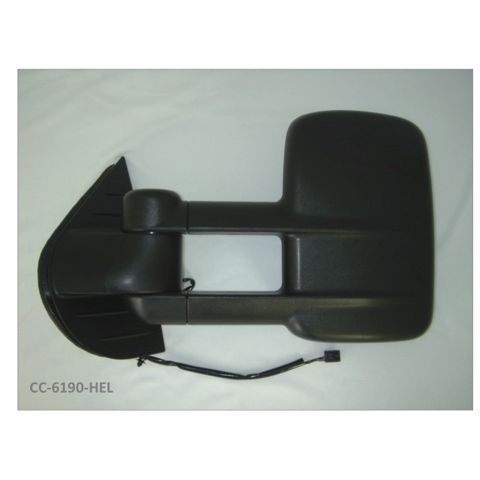 GM TRUCKS & VANS SILVERADO/PU 2500/3500 (CHEVY) DOOR MIRROR LEFT (Driver Side) PWR/HTD (W/TOW)(DUAL ARM)(no signal in glass) OEM#20862098-PFM 2011-2014 PL#GM1320407