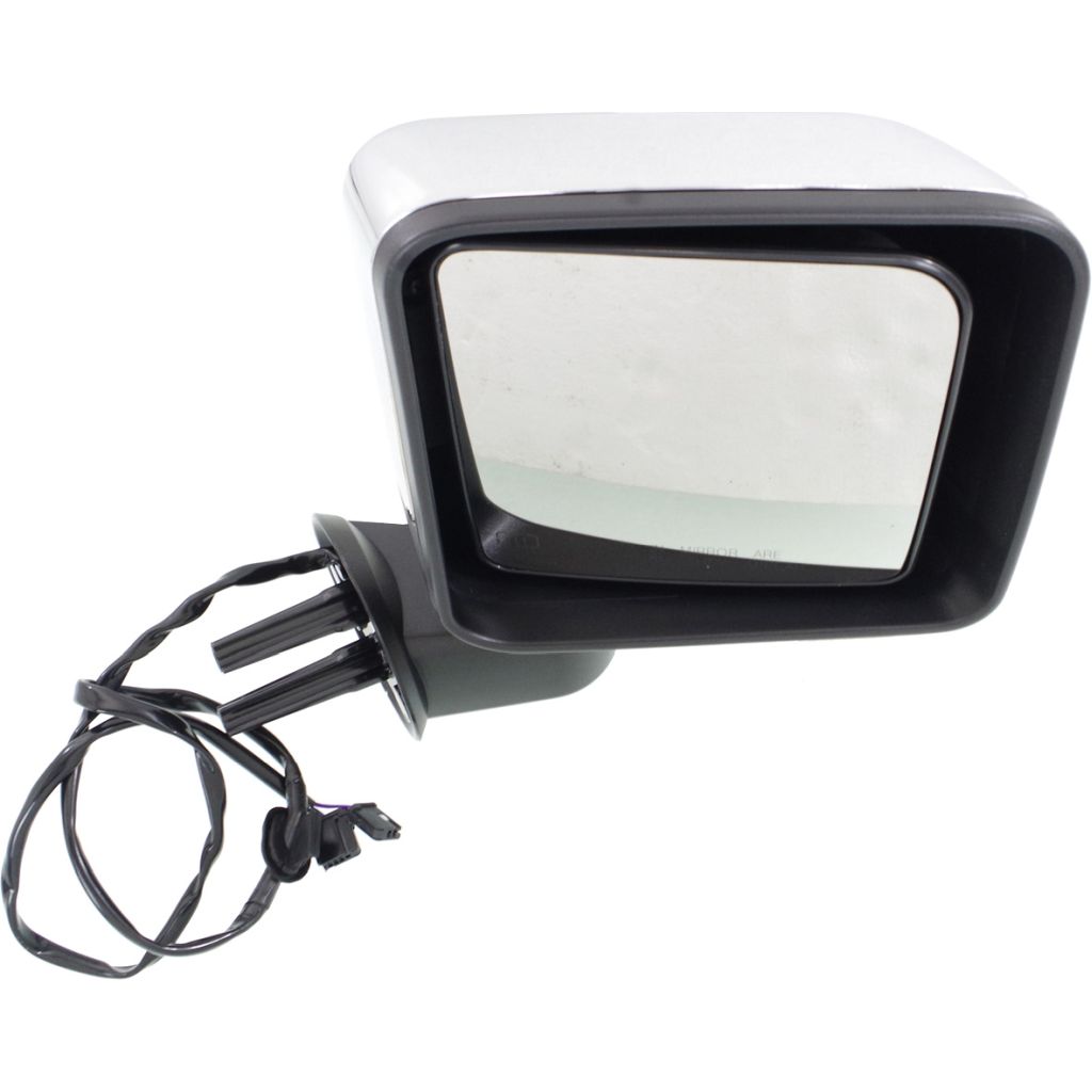 JEEPVEHICLE WRANGLER (JK) DOOR MIRROR RIGHT (Passenger Side) PWR/HTD (CHROME) OEM#68249844AD 2015-2018 PL#CH1321391