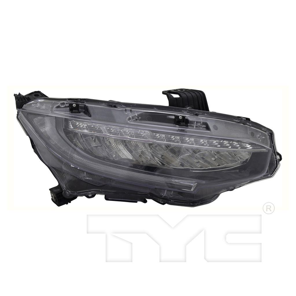 HONDA CIVIC HATCHBACK (EXC TYPE R) HEAD LAMP ASSEMBLY RIGHT (Passenger Side) (LED)**CAPA** OEM#33100TBAA11 2017-2019 PL#HO2503176C