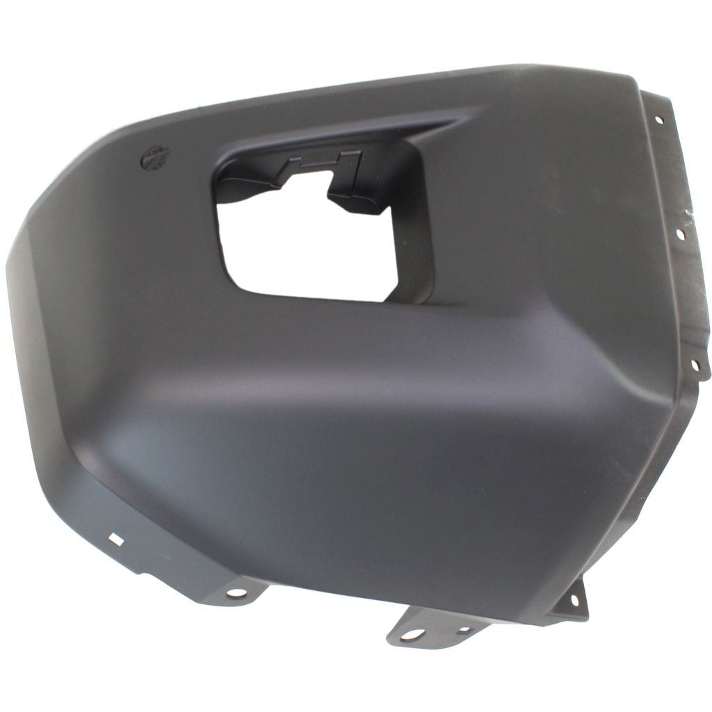 TOYOTA TUNDRA FRONT BUMPER END RIGHT (Passenger Side) BLACK (W/ SENSOR) **CAPA** OEM#521120C908 2014-2021 PL#TO1005183C
