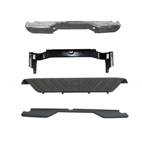 NISSAN(DATSUN) FRONTIER STEP BUMPER ASSY CHROME WO/LICENSE LAMP (WO/SENSOR) **CAPA** OEM#850309BF0A-PFM 2005-2021 PL#NI1103146C