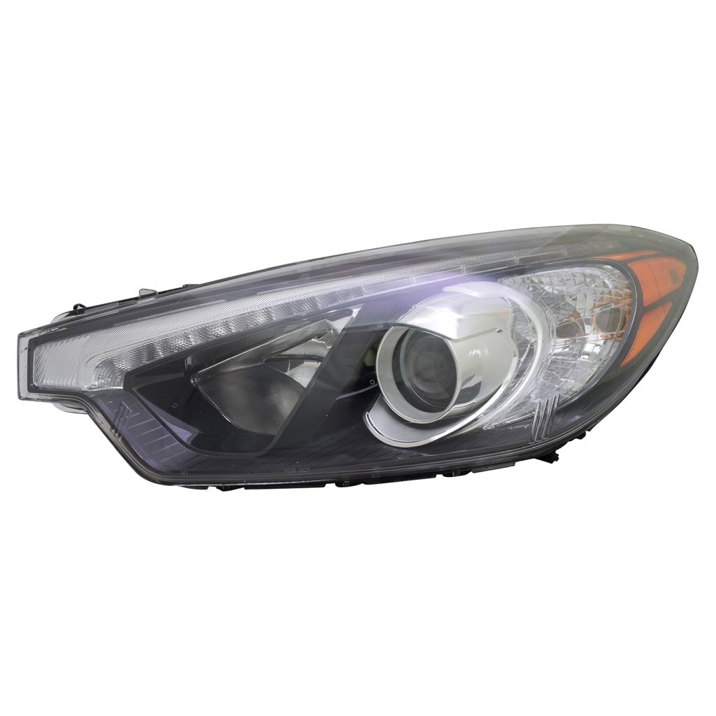 KIA FORTE KOUP COUPE HEAD LAMP ASSY LEFT (Driver Side) (HALOGEN)(W/ LED)(FM 10-17-14)**CAPA** OEM#92101A7211 2015-2016 PL#KI2502194C