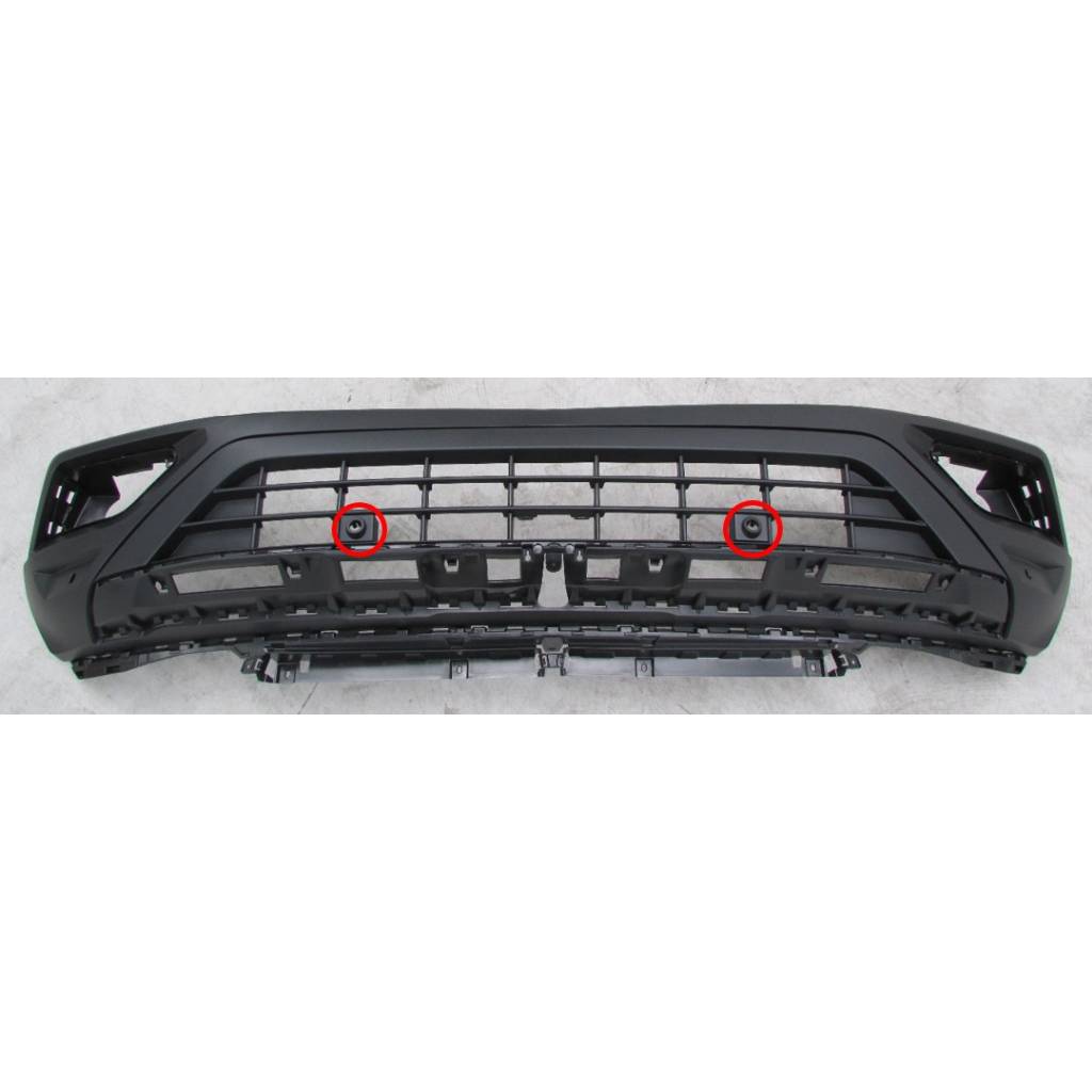 VOLKSWAGEN ATLAS FRONT BUMPER COVER LOWER TXT-BLACK (W/2 SENSOR)(WO/CAMERA)(EXC R-LINE) OEM#3CN8059019B9 2018-2020 PL#VW1015101