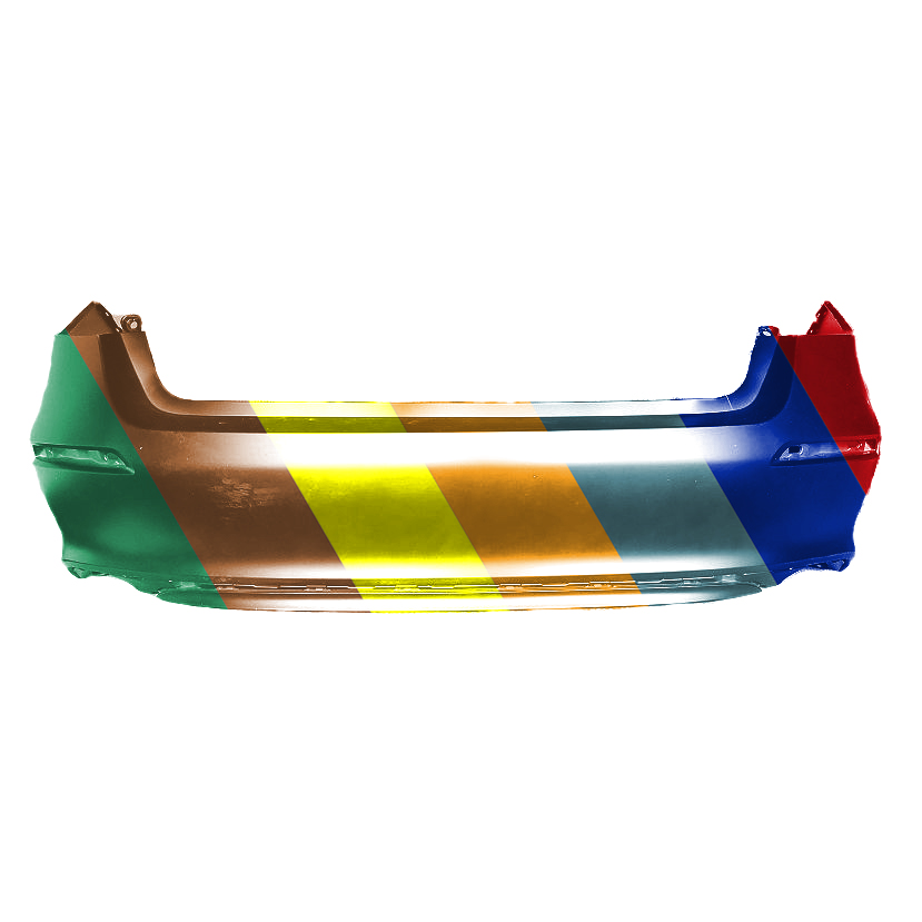 HONDA CIVIC SEDAN REAR BUMPER COVER PRIMED (WO/SENSOR)(LX/EX/SPORT/Si) **CAPA** OEM#04715T20A00ZZ 2022-2025 PL#HO1100323C
