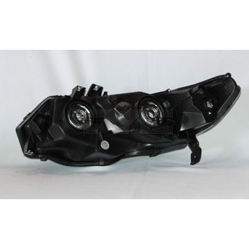 HONDA CIVIC COUPE HEAD LAMP UNIT RIGHT (Passenger Side) (CLEAR SIGN LENS) OEM#33101SVAA51 2009-2011 PL#HO2519126