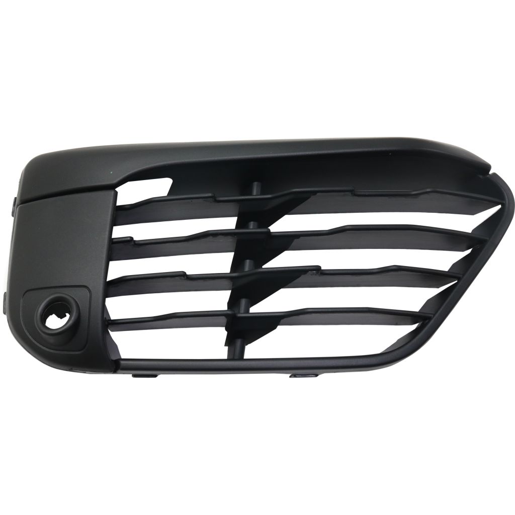 BMW BMW X1 FRONT BUMPER GRILLE RIGHT (Passenger Side) BLACK W/SILVER MLDG (WO/SENSOR)(WO/M PKG) OEM#51117453980 2016-2019 PL#BM1039204