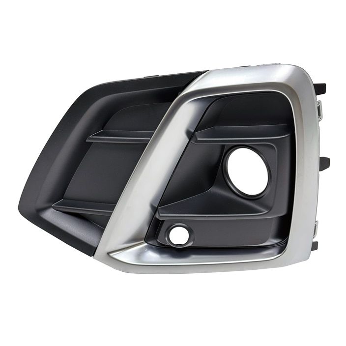 AUDI Q5 / Q5 E / SQ5 FOG LAMP COVER LEFT (Driver Side) TXT-BLACK/SILVER MLDG (EXC Q5 WO/S-LINE) OEM#80A807679AGCOX 2021-2025 PL#AU1038162
