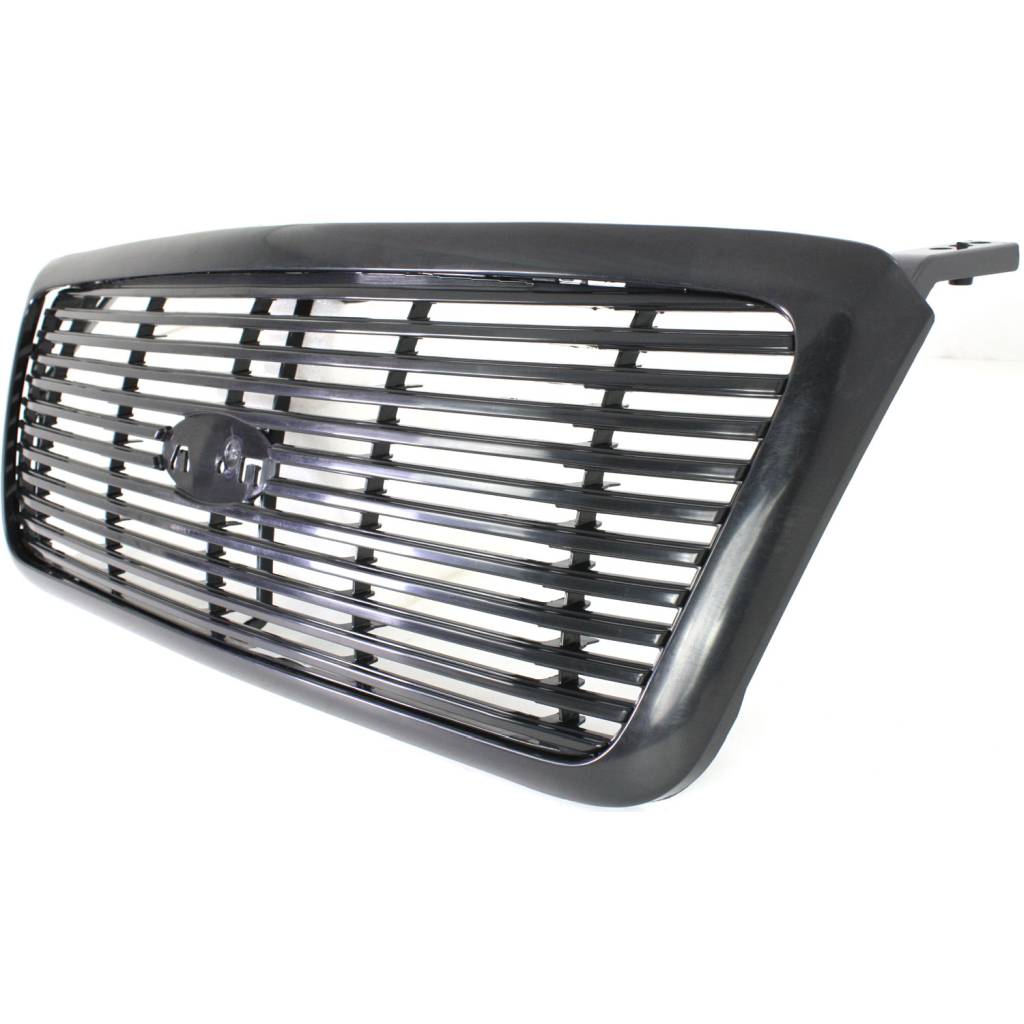 FORD TRUCKS & VANS FORD/PU (F150 EXC HERITAGE) GRILLE BLACK FRAME/ BLACK (12 LINE)(FX2) OEM#7L3Z8200CPTM 2007-2008 PL#FO1200501