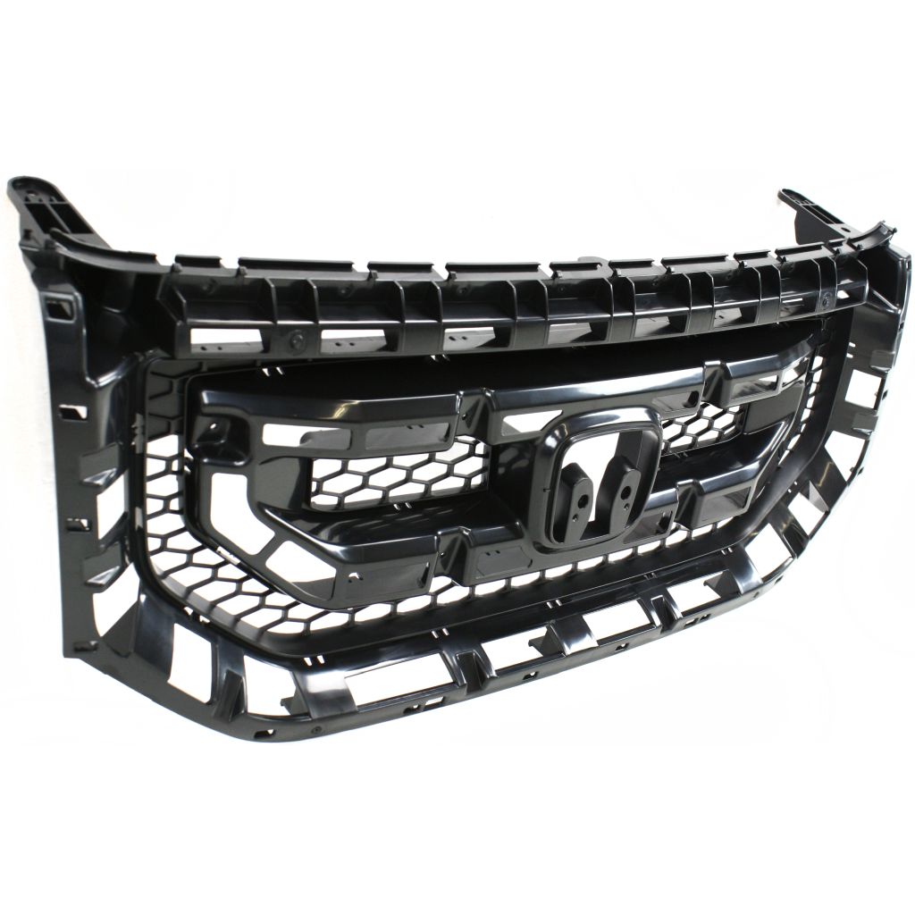 HONDA PILOT GRILLE BLACK (WO/MLDGS)**CAPA** OEM#75101SZAA01ZA 2009-2011 PL#HO1200200C