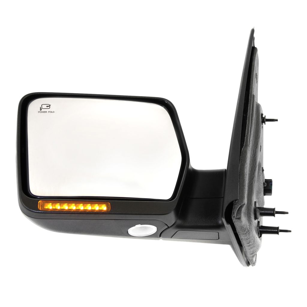 FORD TRUCKS & VANS FORD/PU (F150 EXC HERITAGE) DOOR MIRROR LEFT (Driver Side) PWR/HTD/SIGNAL/PUDDLE/P-FOLD (TXT) OEM#6L3Z17683DA 2004-2006 PL#FO1320378