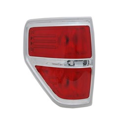 FORD TRUCKS & VANS FORD/PU F150 (EXC SVT RAPTOR) TAIL LAMP UNIT LEFT (Driver Side) (STYLESIDE)(CHROME TRIM)**CAPA** OEM#BL3Z13405B 2009-2014 PL#FO2818143C