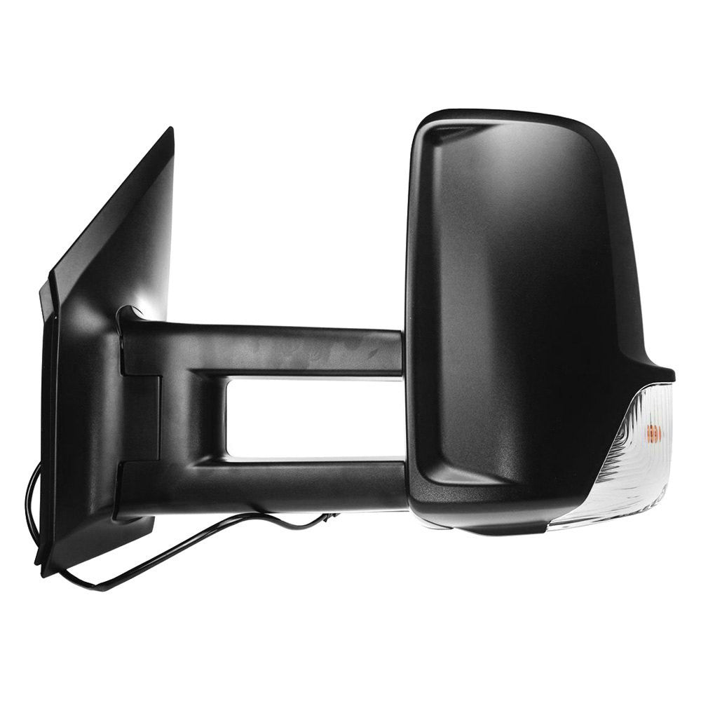 MERCEDES-BENZ SPRINTER DOOR MIRROR LEFT (Driver Side) MANUAL W/SIGNAL (EXTENDED TYPE) OEM#68009975AA 2010-2013 PL#CH1320380