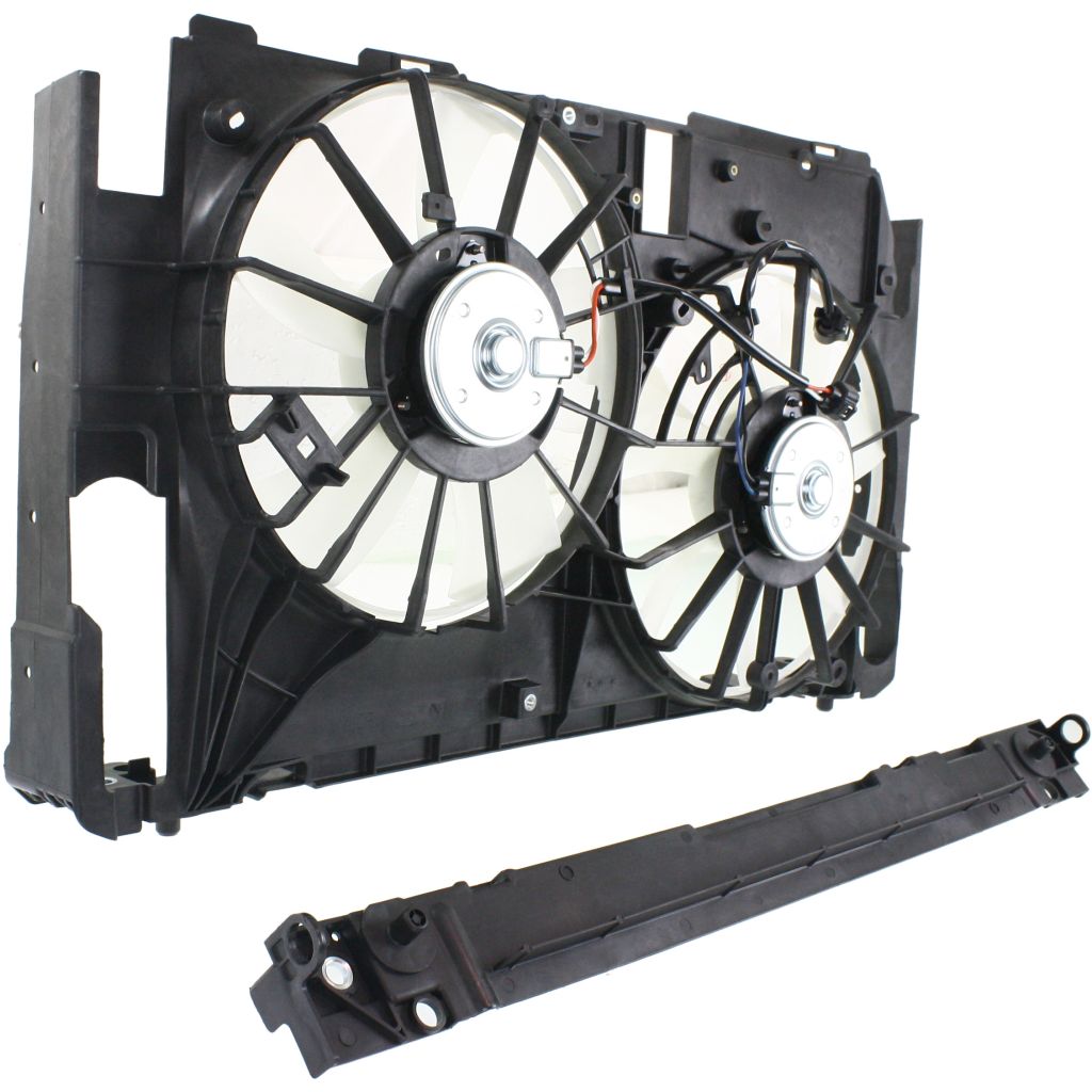 TOYOTA RAV4 RADIATOR & A/C FAN ASSEMBLY (3.5L WO/TOW PKG)(DUAL FAN)(JAPAN)(SINGLE MODULE TYPE) OEM#1671131261-PFM 2012 PL#TO3115186
