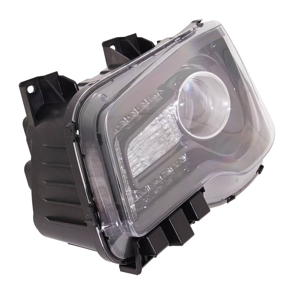 CHRYSLER 300 HEAD LAMP ASSY LEFT (Driver Side) (HALOGEN)(W/PROJECTOR)(BLACK BEZEL)**CAPA** OEM#68402949AA 2018-2023 PL#CH2502331C