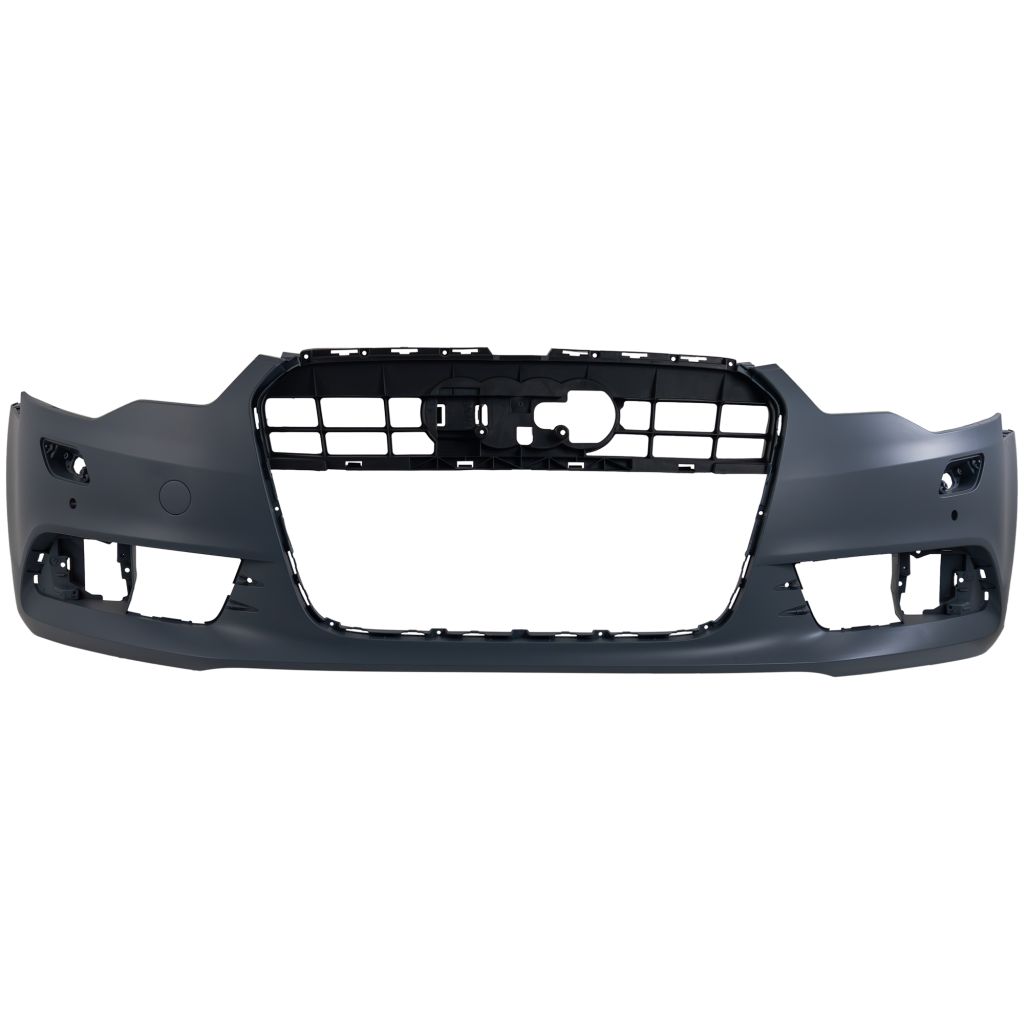 AUDI A6 SEDAN FRONT BUMPER COVER PRIMED (W/PK SENSOR)(WO/PK ASSIST)(WO/S-LINE) OEM#4G0807065AGRU 2012-2015 PL#AU1000208