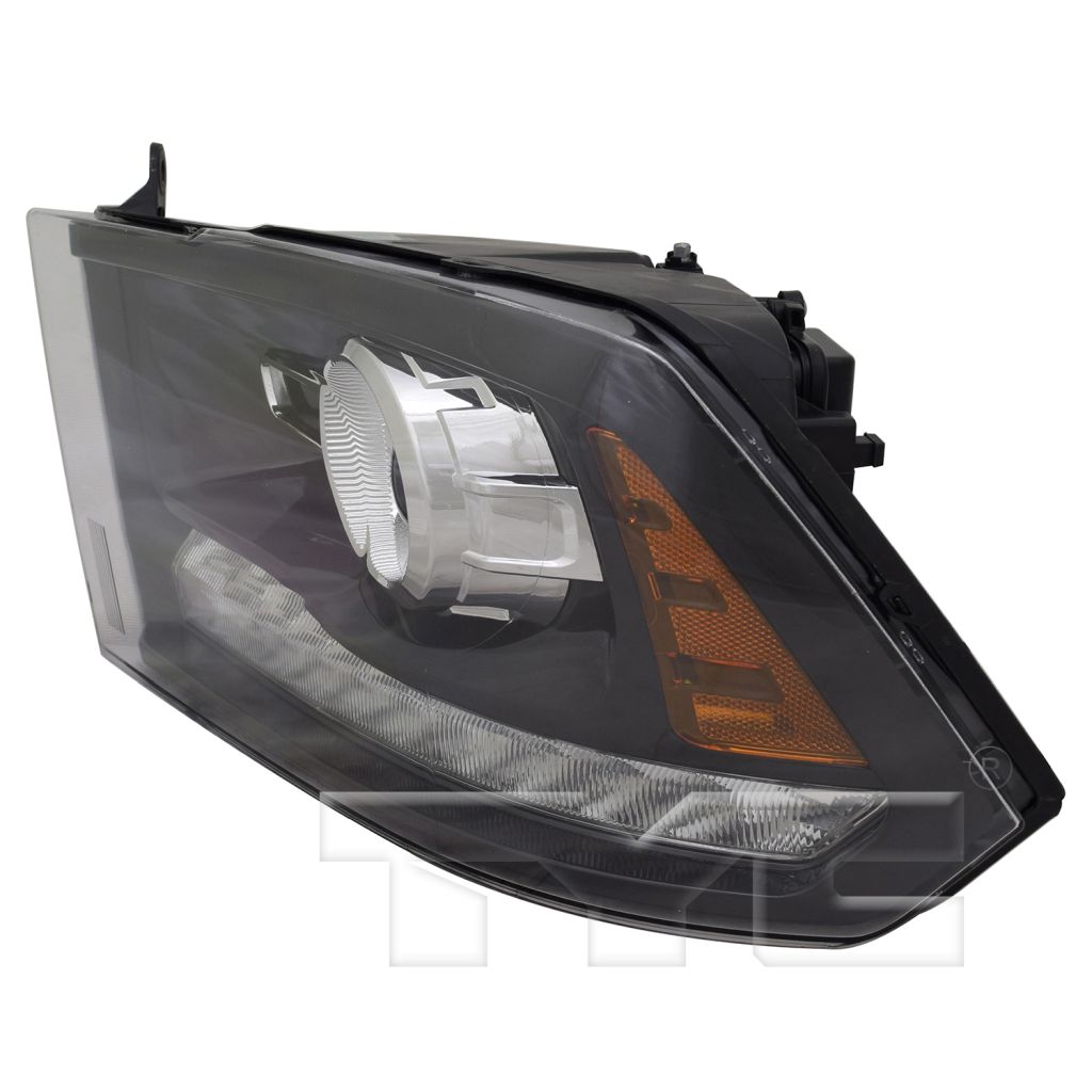 DODGE TRUCKS & VANS DODGE/PU (R1500) HEAD LAMP LEFT (Driver Side) (W/PROJECTOR)(BLK BEZEL)**CAPA** OEM#68093221AD 2013-2014 PL#CH2502245C