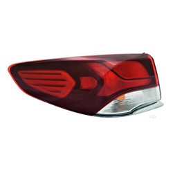 HYUNDAI SONATA TAIL LAMP ASSEMBLY LEFT (Driver Side) (OUTER)(BULB)**CAPA** OEM#92401C2500 2018-2019 PL#HY2804153C