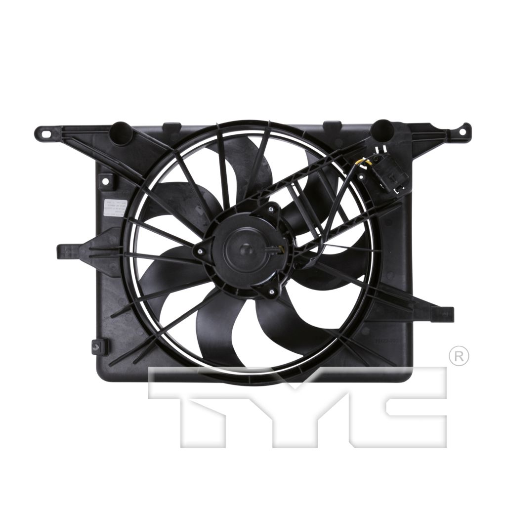PONTIAC SOLSTICE RADIATOR & A/C FAN ASSY (W/O TURBO)(SINGLE FAN) OEM#19130491 2006-2009 PL#GM3115214