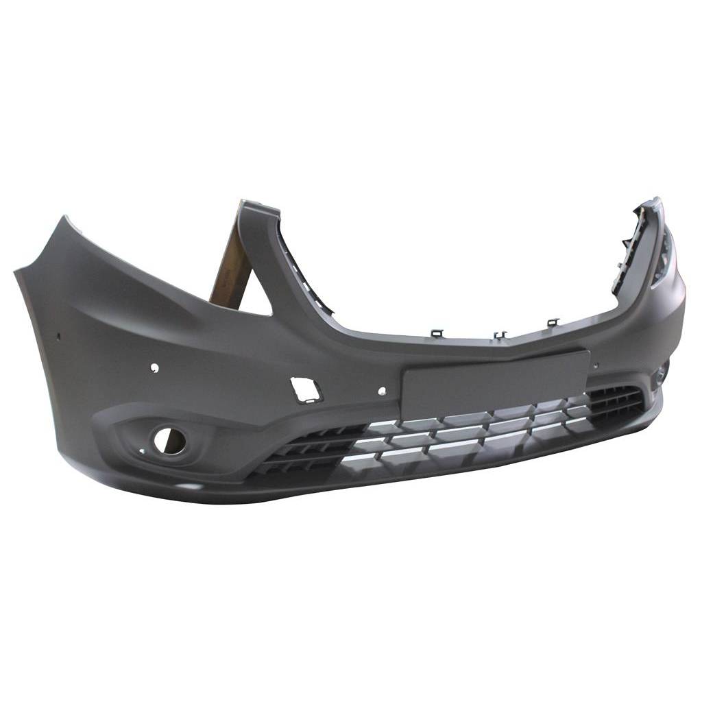 MERCEDES-BENZ METRIS FRONT BUMPER COVER PRIMED (W/ACTIVE PK ASSIST)(W/FOG) OEM#44788599259999 2016-2023 PL#MB1000509
