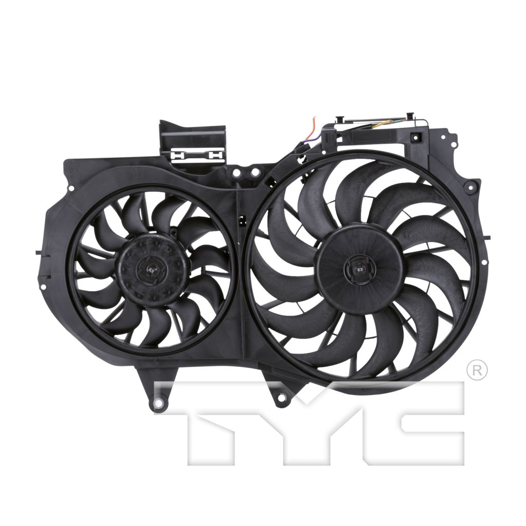 AUDI A4 SEDAN/WAGON (GEN 3) (2.0L/3.2L) RADIATOR & A/C FAN ASSY (2.0L)(DUAL FAN) OEM#8E0121207F-PFM 2005-2008 PL#AU3115107