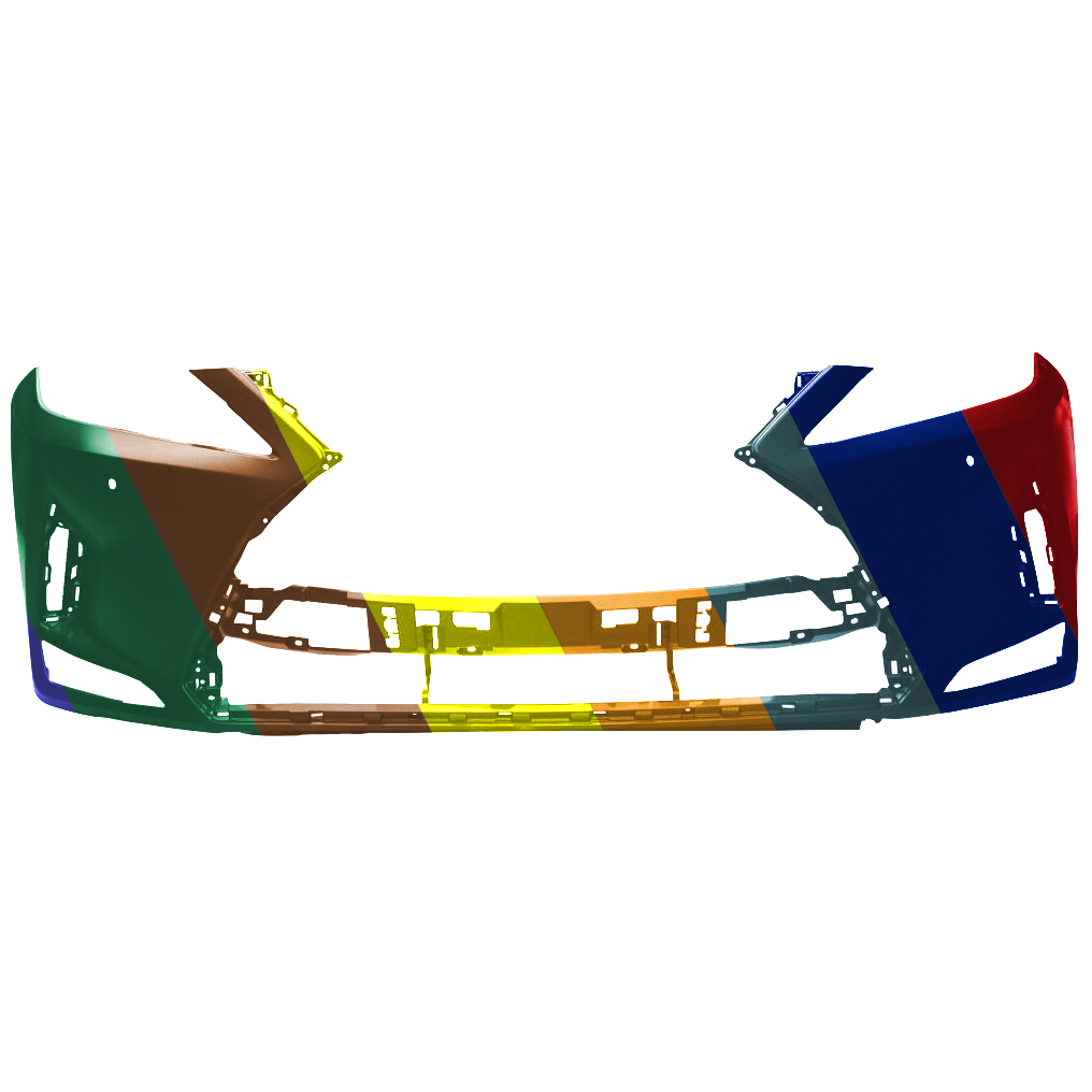 LEXUS RX 450h/450hL FRONT BUMPER COVER PRIMED (WO/WASHER)(W/SENSOR)(WO/F-SPORT)(RX450h) OEM#521190E943 2020-2022 PL#LX1000379