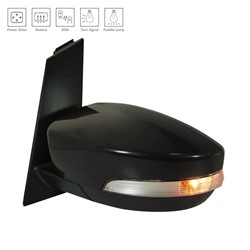 FORD C-MAX HYBRID/ENERGI DOOR MIRROR LEFT (Driver Side) PWR/HTD/SIGNAL/PUDDLE (W/BSD) OEM#HM5Z17683A-PFM 2017-2018 PL#FO1320546
