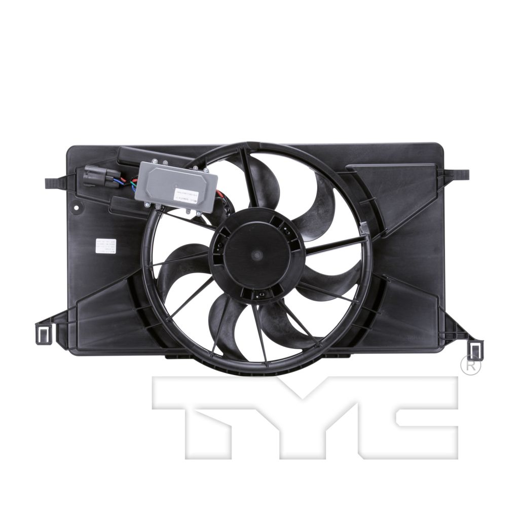 FORD FOCUS HATCHBACK ELECTRIC RADIATOR & A/C FAN ASSEMBLY W/MODULE (SINGLE FAN) OEM#CV6Z8C607R 2015-2018 PL#FO3115189
