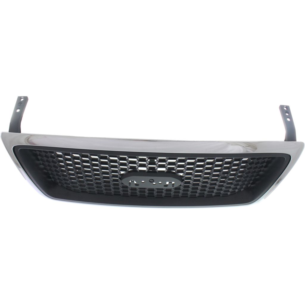 FORD TRUCKS & VANS FORD/PU (F150 EXC HERITAGE) GRILLE CHROME FRAME/ BLACK HONEYCOMB(WO/BAR)(XLT)(WO/CHROME PKG) OEM#7L3Z8200CA 2006-2008 PL#FO1200469