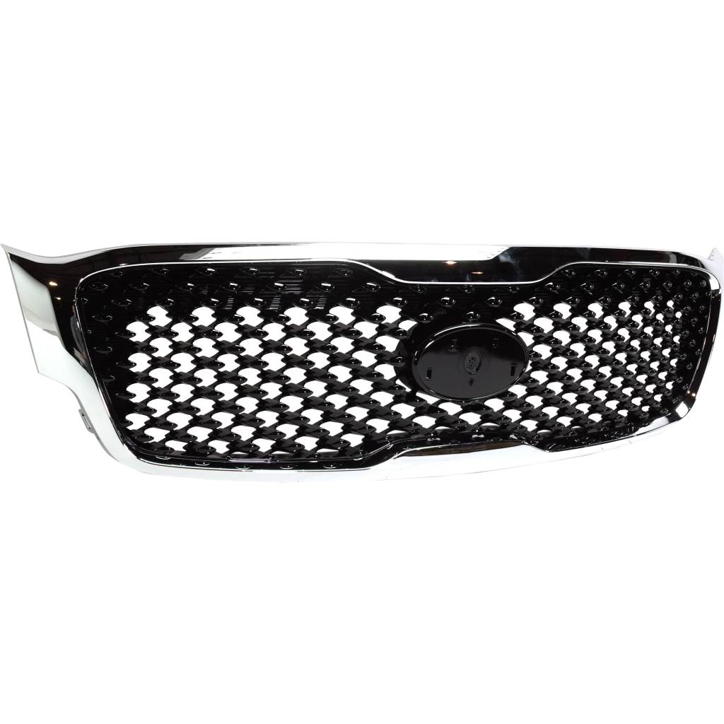 KIA SORENTO GRILLE CHROME/PTD-BLACK (EX) OEM#86380C6010AHV 2016-2018 PL#KI1200198