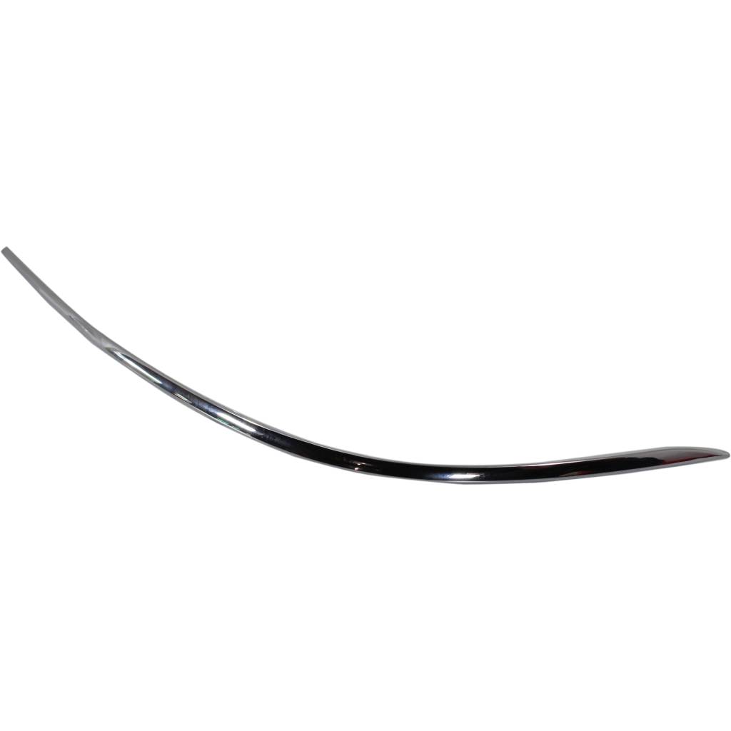 MERCEDES-BENZ E-CLASS HYBRID (E400) FRONT BUMPER MOLDING CHROME LEFT (Driver Side)(E350/E550) OEM#2128850321 2013 PL#MB1058119