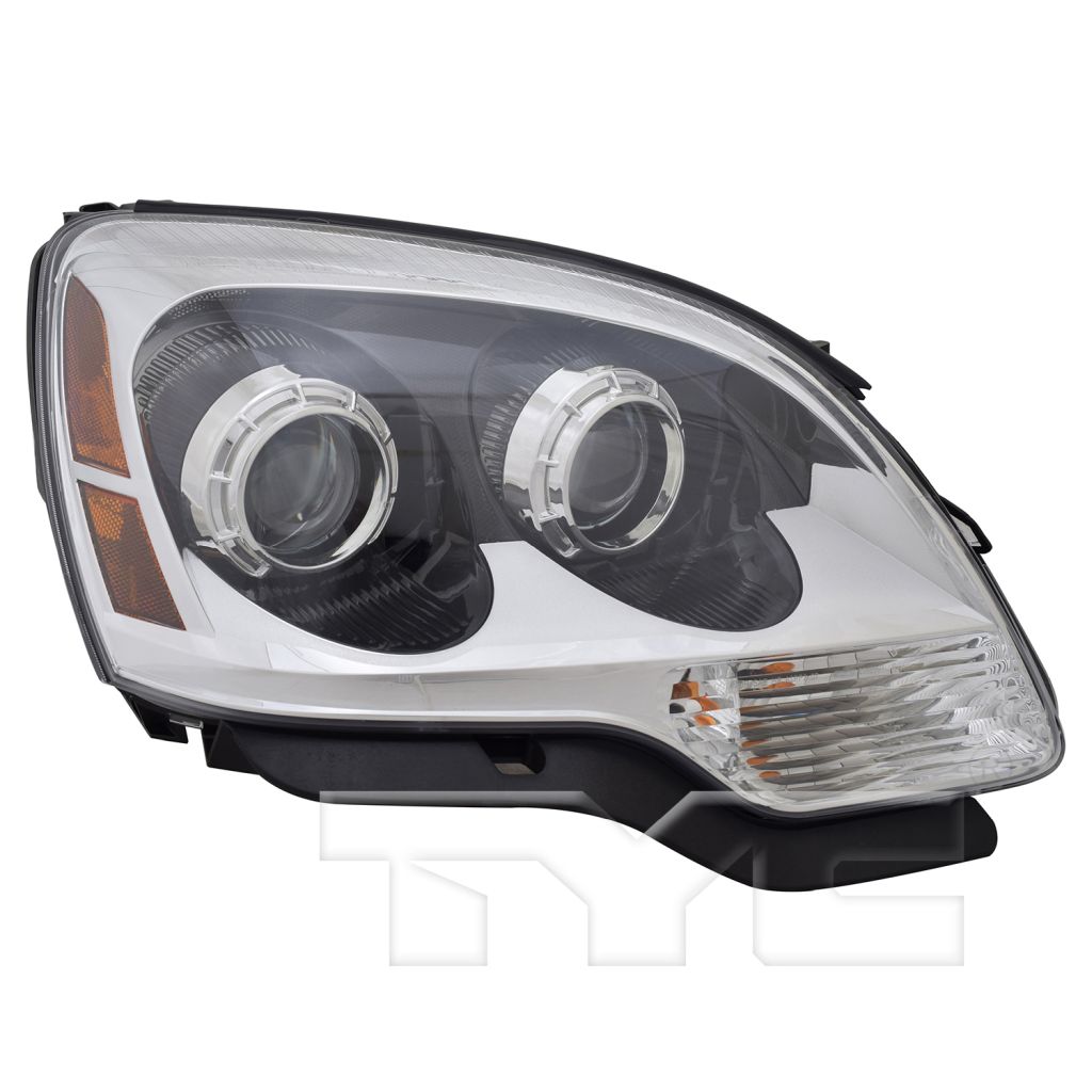 GM TRUCKS & VANS ACADIA / ACADIA LIMITED HEAD LAMP ASSEMBLY RIGHT (Passenger Side) (HALOGEN)(CLEAR PROJECTOR LENS) **CAPA** OEM#20912394 2008-2012 PL#GM2503358C